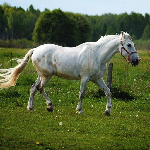 Turn the horse into a bronze horse